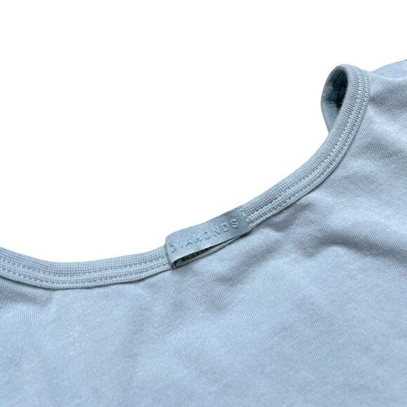 7 Diamonds Modal Relaxed Crewneck Tank Seafoam Size Medium - Picture 6 of 9